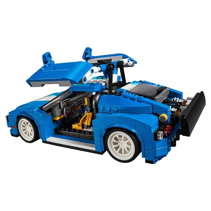 LEGO huren 31070 sportwagen turbo racer set bij Brickshack in Grimbergen Location LEGO 31070 bolide bleu chez Brickshack a Grimbergen2.webp