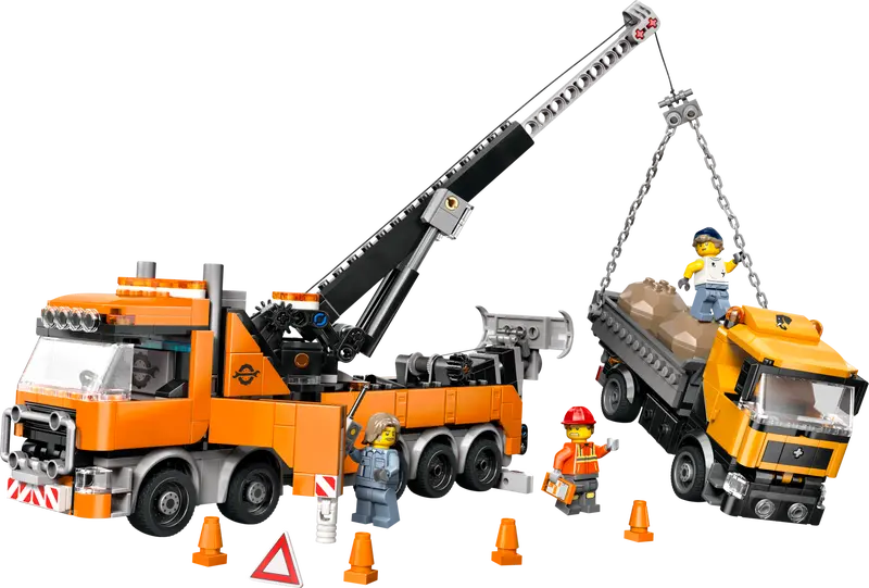 60467 Zware sleepwagen met kraan
