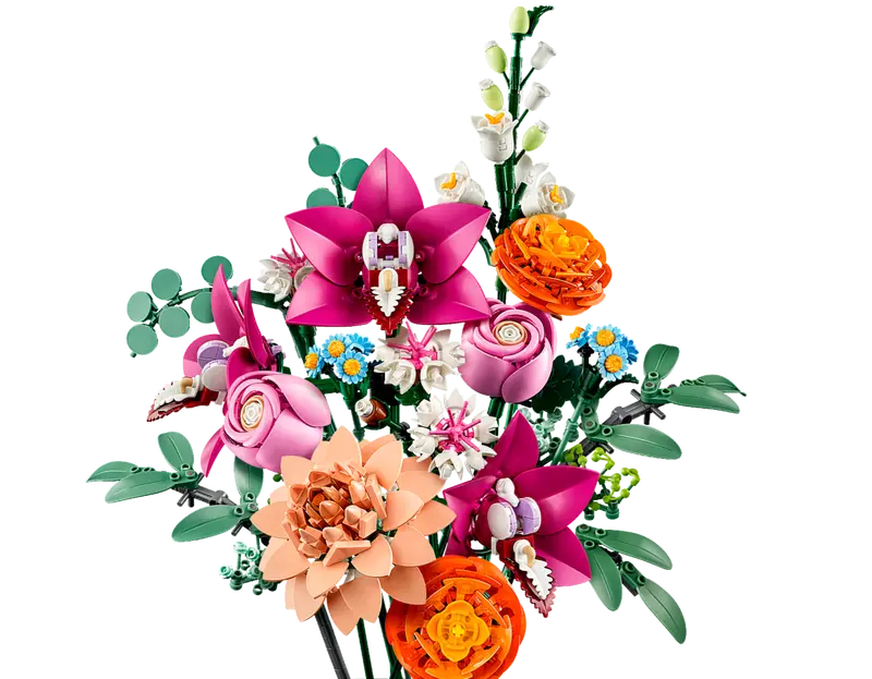 10342 Le joli bouquet de fleurs roses