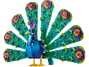 31157 Le paon exotique