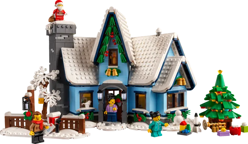 10293 Winter village: Bezoek van de Kerstman