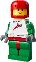 40819 Grote minifiguur van een coureur
