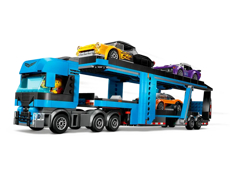 60408 Le camion de transport de voitures de sport