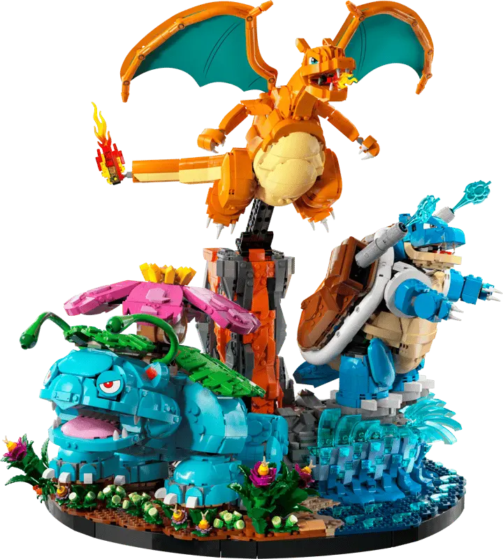 72153 Florizarre, Dracaufeu et Tortank
