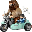 76443 Harry Potter: Hagrid en Harry's rit op de motor