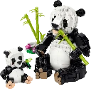 31165 Animaux sauvages : la famille de pandas