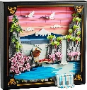 31218 Landschap met Japanse kersenbloesems
