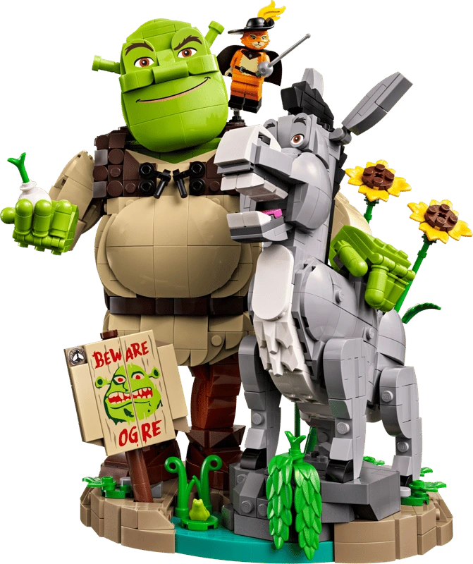 72423 Shrek, Ezel en de Gelaarsde Kat