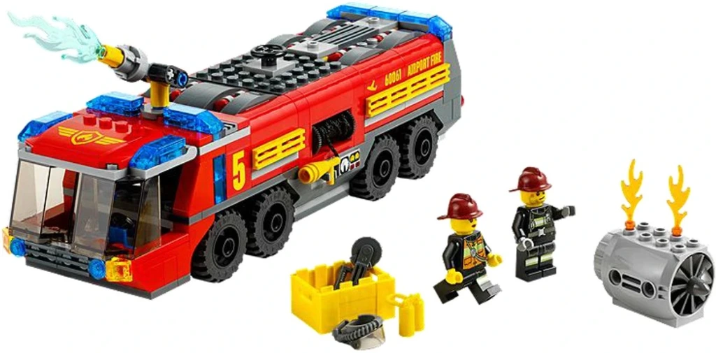 60061 Le camion de pompiers de l'aéroport 