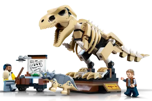 76940 Tentoonstelling dinosaurusfossiel van T. rex