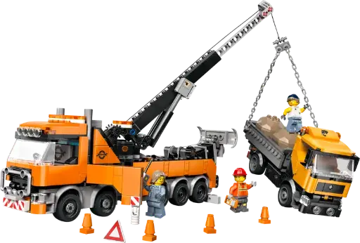 60467 Zware sleepwagen met kraan