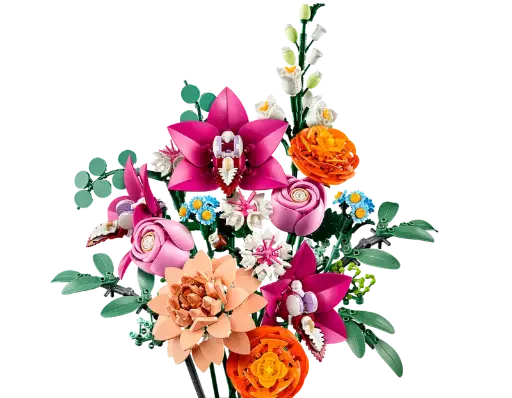 10342 Le joli bouquet de fleurs roses