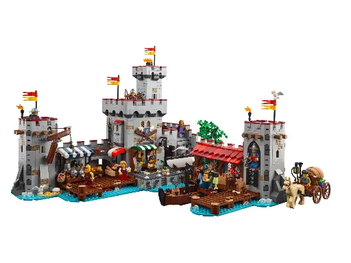 910047 Medieval Seaside Market